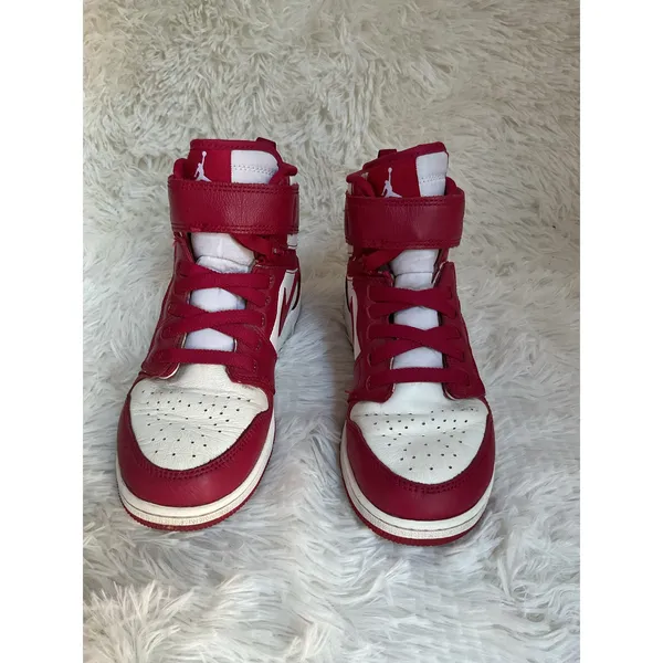 Air Jordan 1 Hi FlyEase Cardinal Red US 5 Youth / Women’s 6 - Image 2