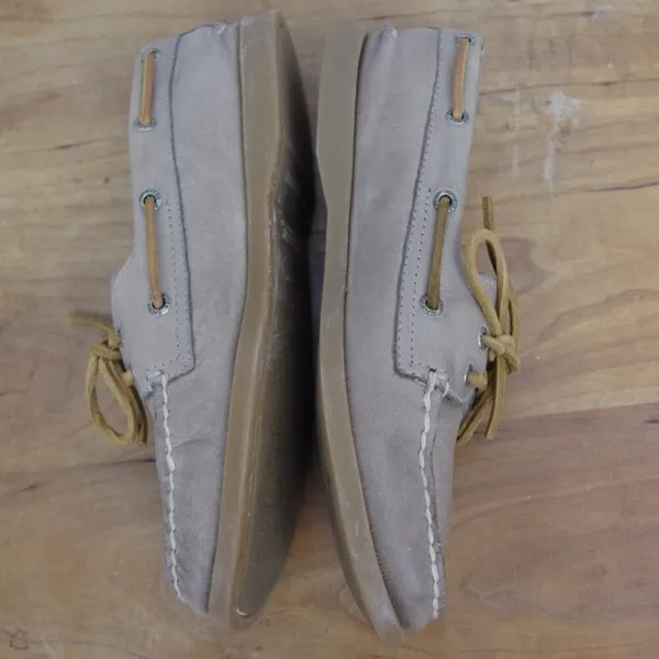 Ladies' Sperry Top Sider Brown Leather Boat Shoes Size 7.5M - Image 6