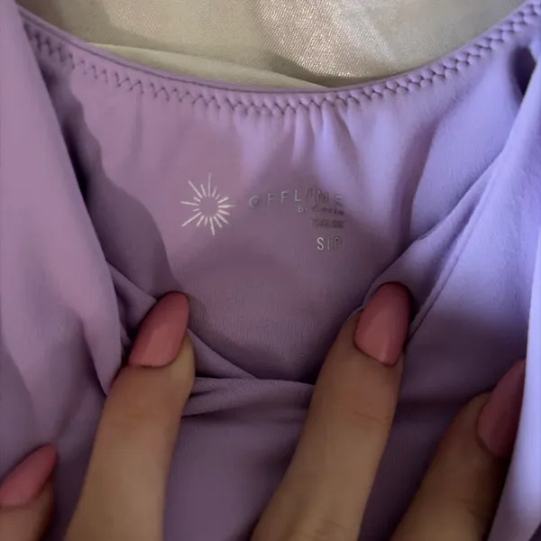 American Eagle sports bra Purple - Image 3