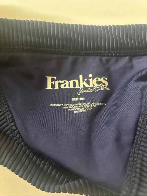 Frankies Bikinis Ribbed Bikini Bottoms Medium - Image 6