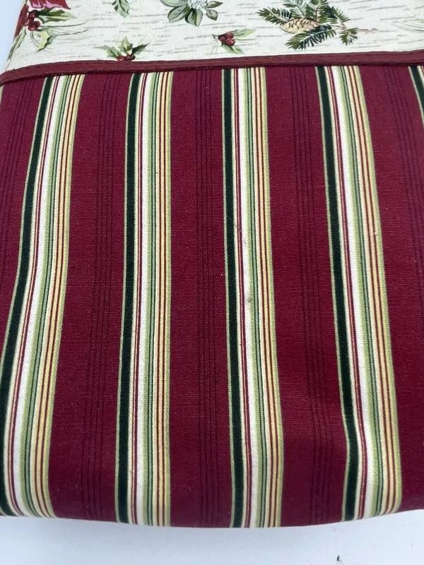 Longaberger #23540 Holiday Gift Bag Holiday Stripe Holiday Botanical Tote - Image 9