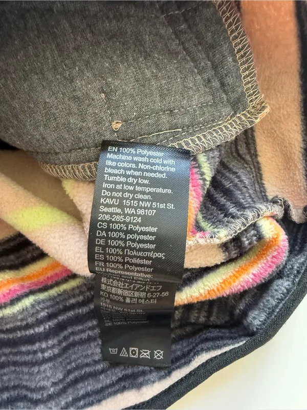 Kavu Cavanaugh Striped Pullover Fleece XXS - Image 6
