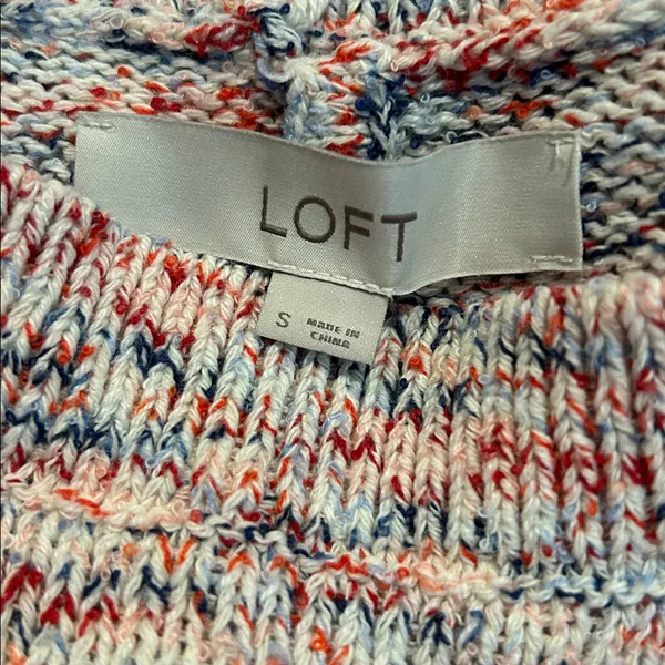 LOFT multicolor sweater - Image 5