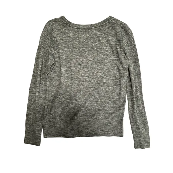 Abercrombie‎ & Fitch FITCH Gray Long Sleeve Knit Top XS - Image 2