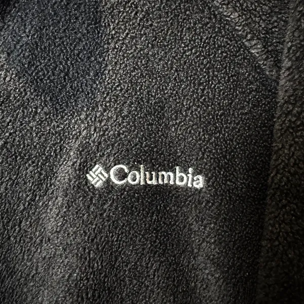 Columbia Womens Black Full Zip Fleece Jacket Mock‎ Neck WL6114 Large - Image 3