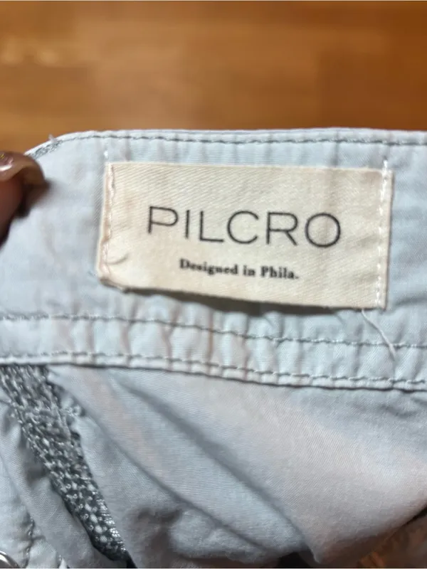 Anthropologie Pilcro Parachute Curve Barrel Wide Leg Cotton Coastal Pants 27 - Image 7