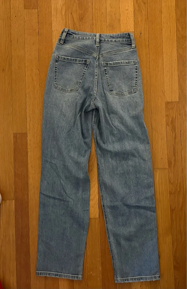 Wild Fable High Rise Distressed Baggy Button Fly Jeans Women’s Size 00 - Image 2