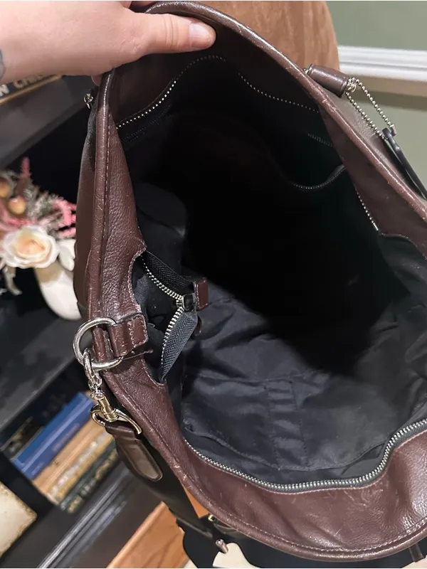 Coach Metropolitan Weekender Tote – Glovetanned Leather – Brown - Image 9
