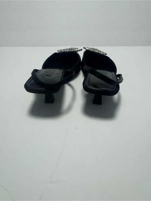 Zara Kitten Heal Women's Embellished Slipper Size 39 - Image 4