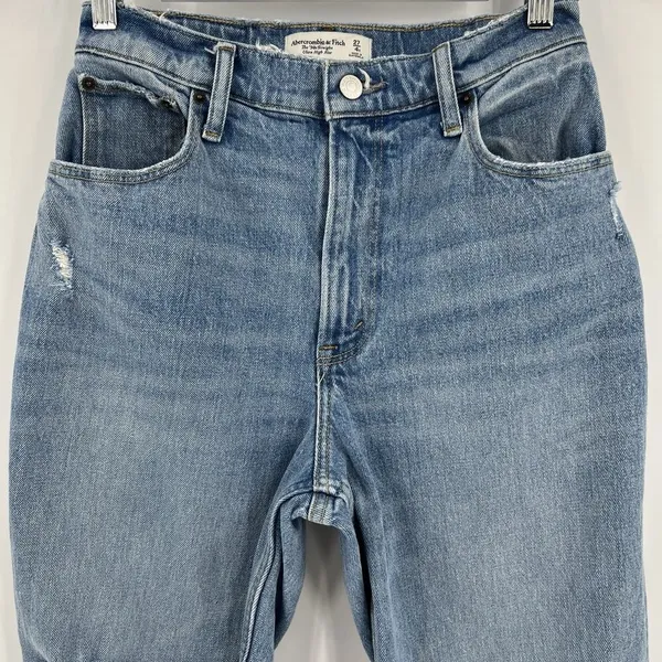 Abercrombie & Fitch‎ Jeans Women's 4/27 90s Straight Ultra High Rise Curve Love - Image 3