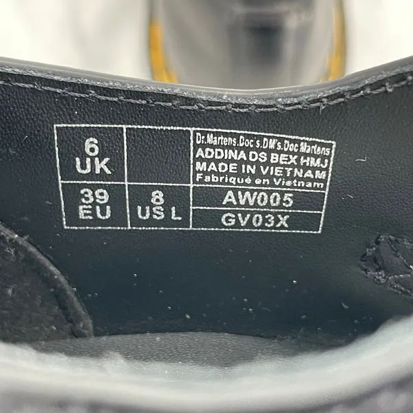 Dr. Martens x Heaven Marc Jacobs Addina Double Stitch Mary Janes Black Leather 8 - Image 10