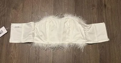 12th Tribe Feather White Top - Image 3