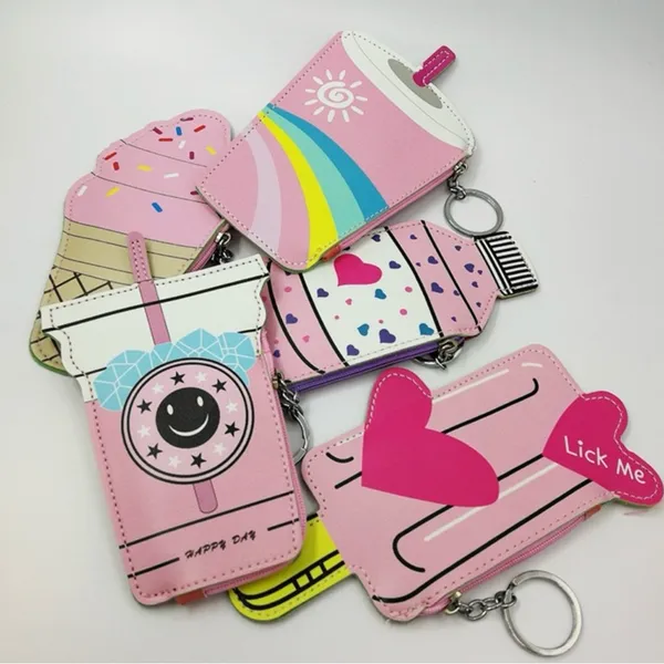 Cute Pink Cup Keychain Coinpurse - Image 4