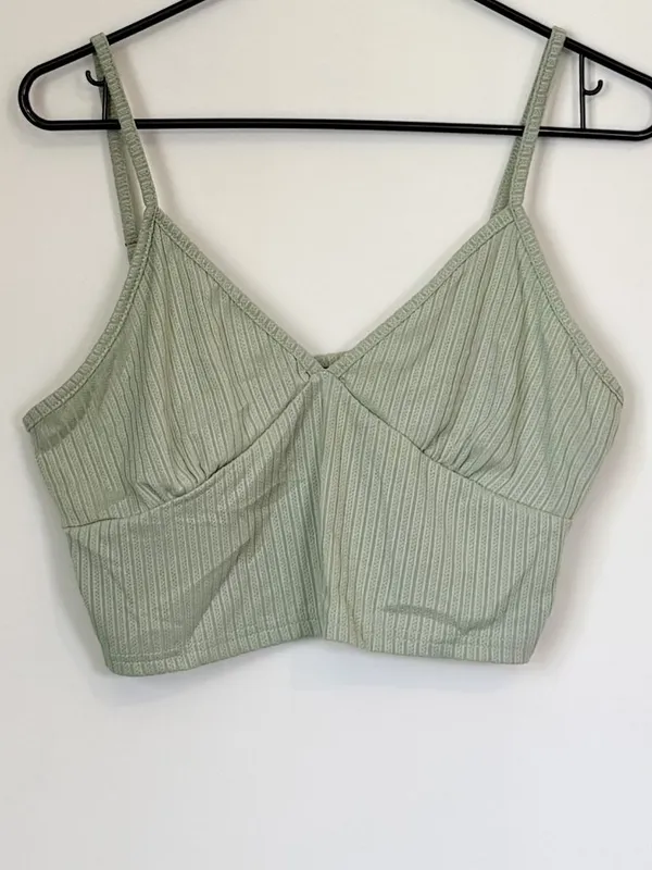 NWT Cupshe Mint Jersey Cami & Shorts Pajama Set - Size: Extra Large - Image 2