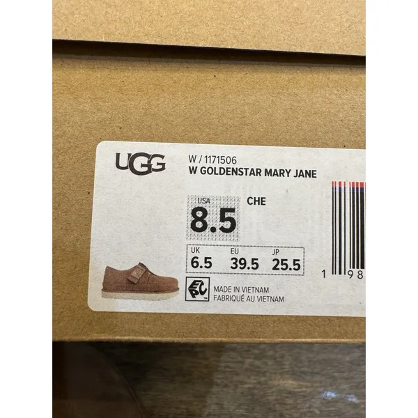 UGG® Goldenstar Mary Jane Clogs in the Chestnut Size 8.5 - Image 9