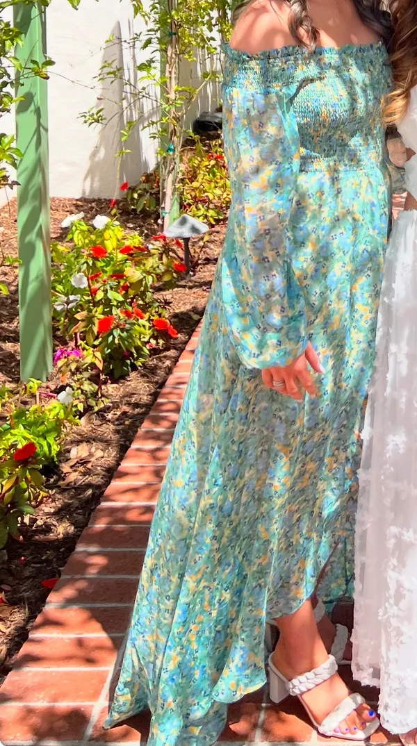 ASTR Floral Dress - Image 3