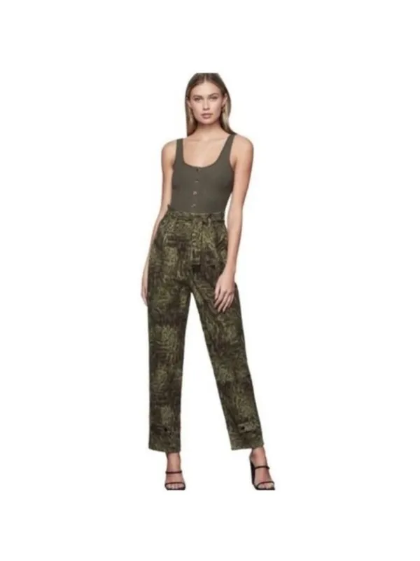 Good‎ American Paperbag Straight Leg Pants 25 Gorpcore Utility Minimalist Chic - Image 11