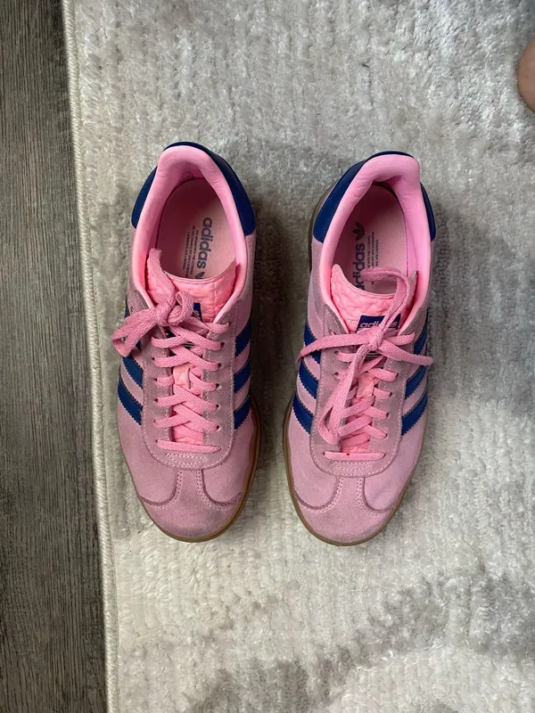Adidas Gazelle Bold Women’s Sneakers Pink Glow Gum size 7 - Image 3