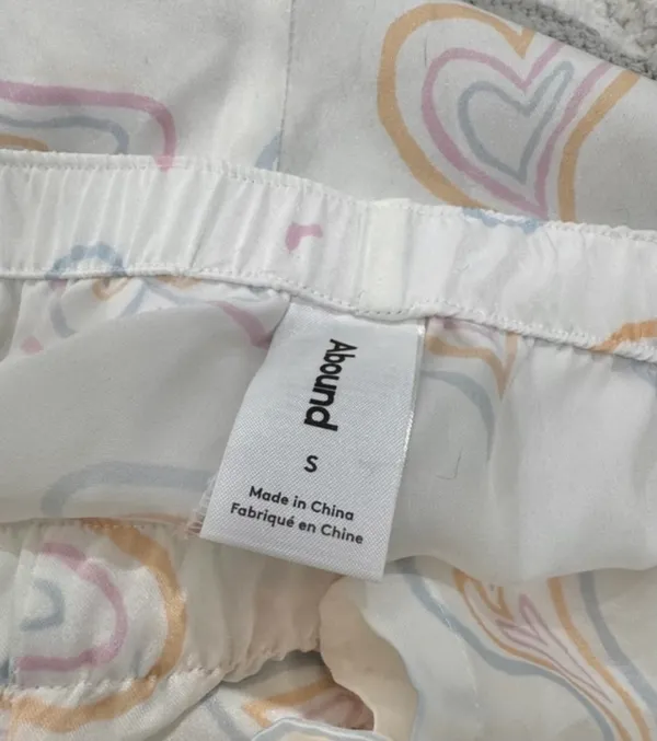 Abound for Nordstrom Cream Pajama Set Heart Print - Image 6