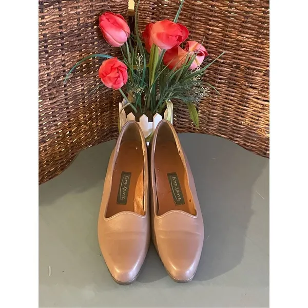 Easy Spirits Women Heeled Casual Shoes Beige Size 8 - Image 2