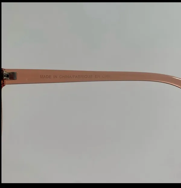 Sheer Pink Mirror UV Protection Cateye Sunglasses - Image 2