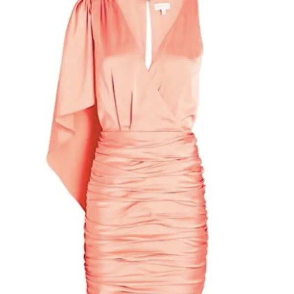 Ronny‎ Kobo Collection Coral Morgan Ruched Cocktail Dress - Image 9