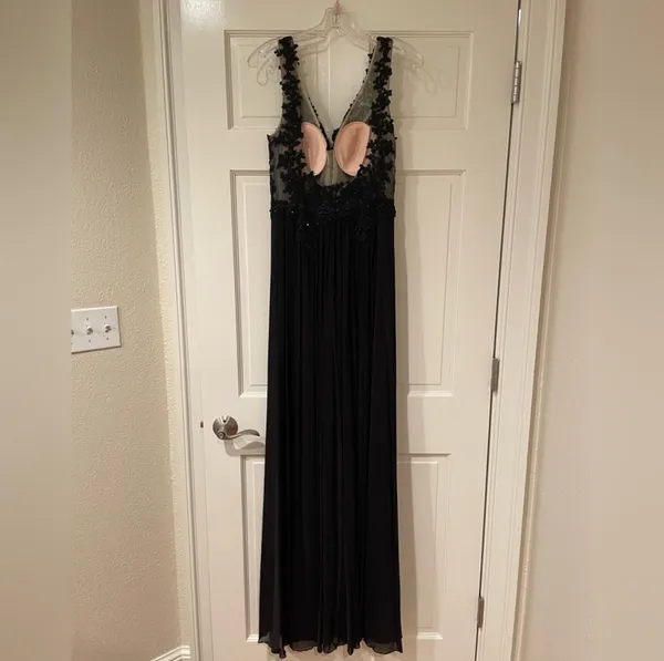 Sherri Hill Black Prom Dress - Image 2