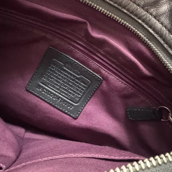 Vintage‎ COACH Metallic Bag - Image 5