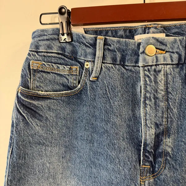 Good American Women’s Skinnyish High Rise Jeans Size 10 - Image 4