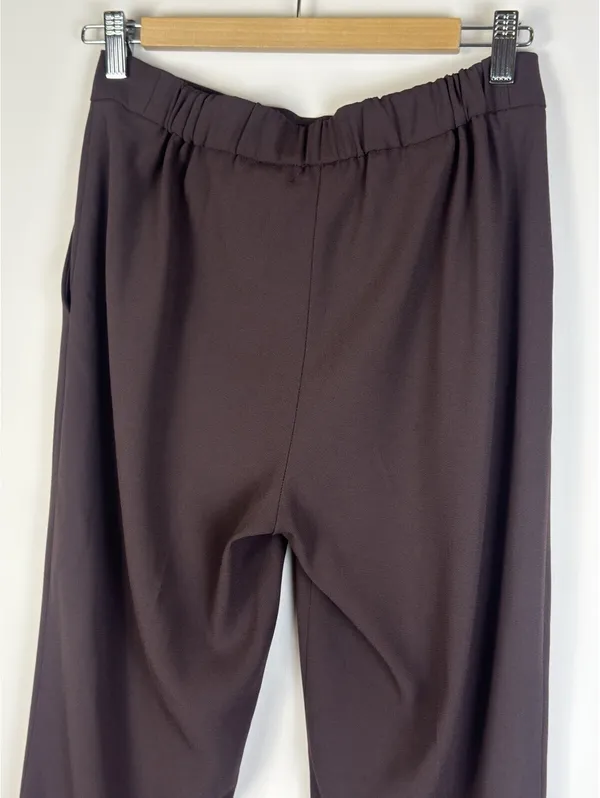 Aritzia Babaton Conan Pant Coffee Bean Brown Slim Straight Trousers Size 4 - Image 10