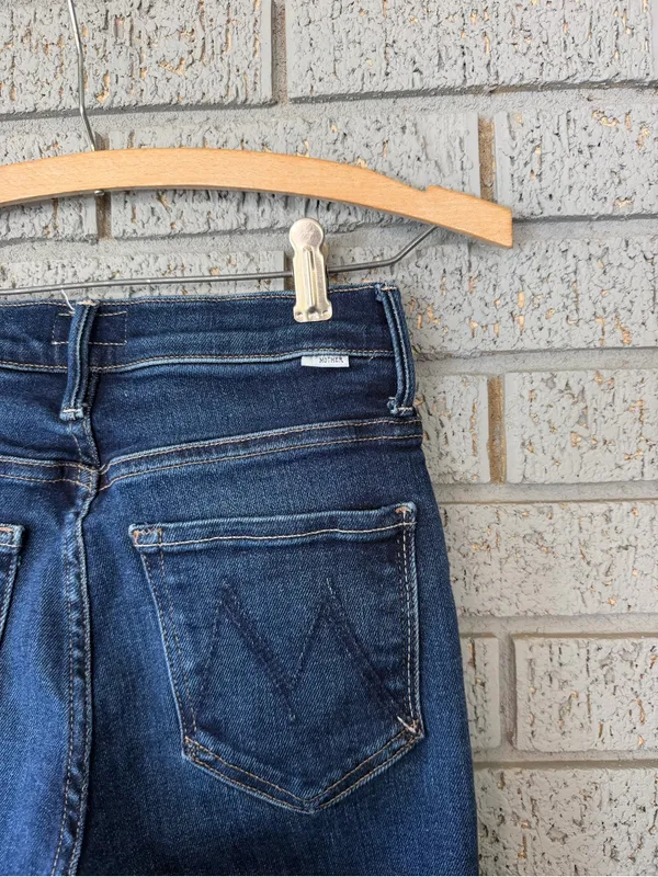Mother The Insider Ankle Jeans in Mind Games Cropped Slim Bootcut Size 25 - Image 5