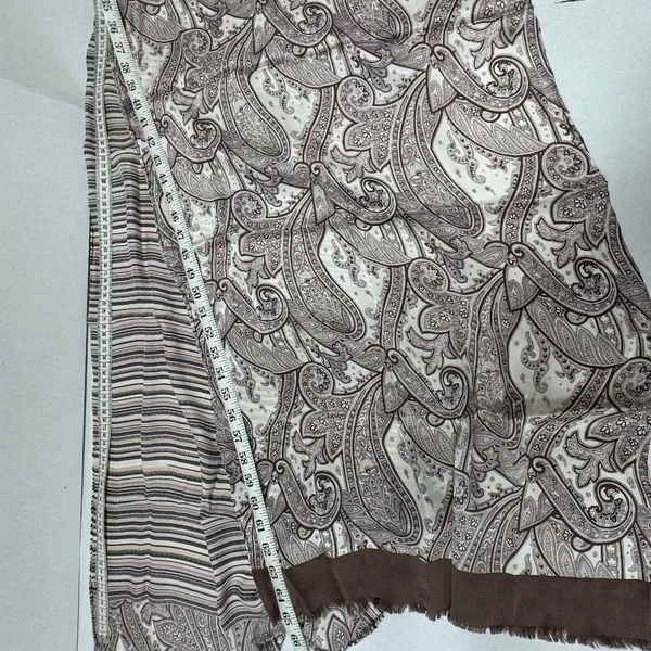 Unisex Italian Paisley Silk Scarf 65" x 19"- NEW - In‎ bags. - Image 4