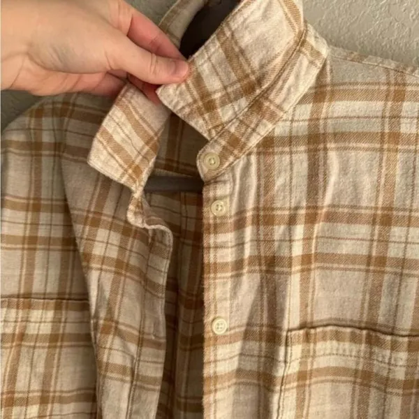 old navy boyfriend shirt flannel - Image 5