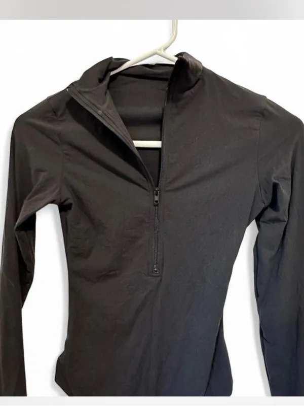 SKIMS FITS EVERYBODY Zip Front Bodysuit ONYX NEW XL - Image 2