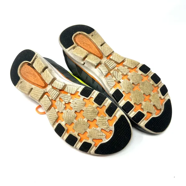 Nike‎ Size 7.5 Sneakers Gray Orange Lace Up Running Hiking Outdoors Gym Sports - Image 5