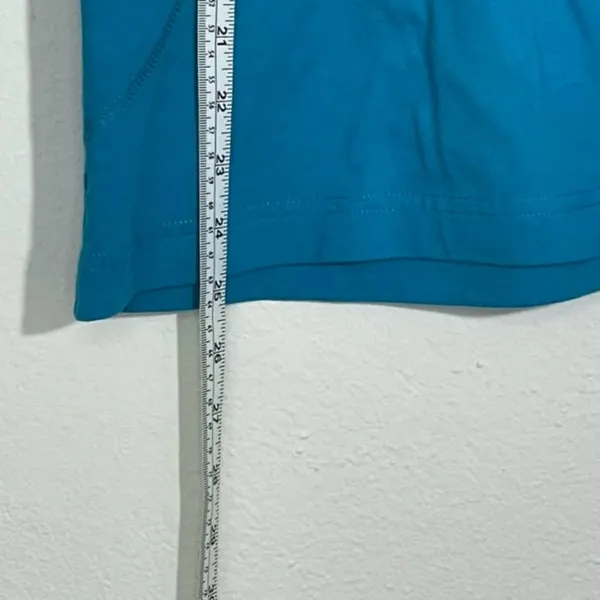 Tek Gear Blue Scoop Neck Tee Slightly Fitted Size XL - Image 3