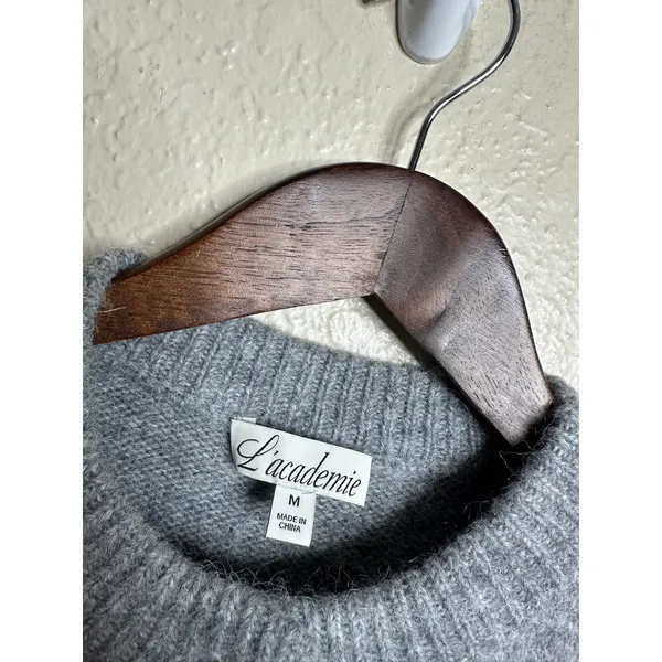 L'Academie by Marianna Krysten Alpaca Wool Button Sweater Vest size M - Image 4