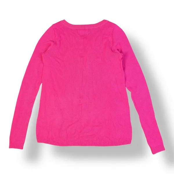 Abercrombie & Fitch Wool‎ Blend Sweater Womens Size M Hot Pink Preppy - Image 6