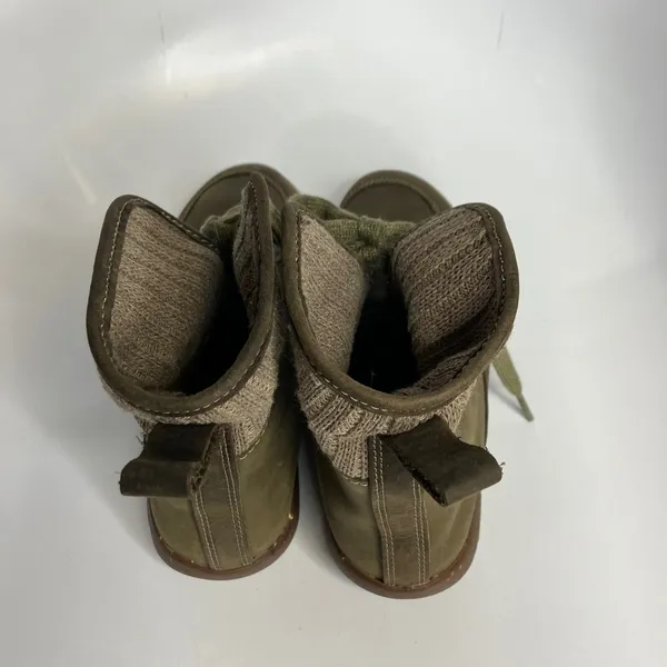 Chacos Barbary Ivy lace up boots‎ with fold over knit collar women's size 7 - Image 6