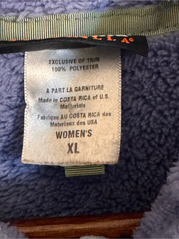 Vintage Patagonia Synchilla Women’s XL Purple Fleece Jacket Costa Rica - Image 7