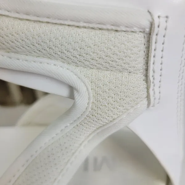 MIA Women's Ellyson Sandals 6.5 White Leather Casual Ankle Strap Flat Back Zip - Image 7