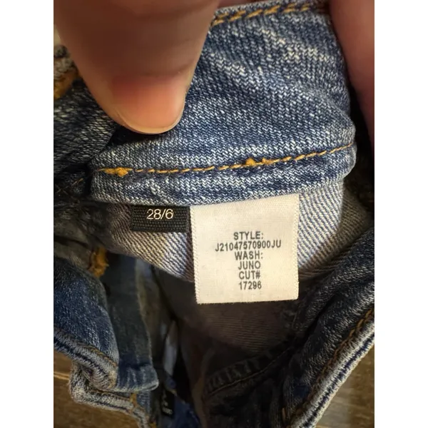 Veronica‎ Beard Crosbie High Waist Crop Wide Leg Jeans in Juno Blue Size 28/6 - Image 9