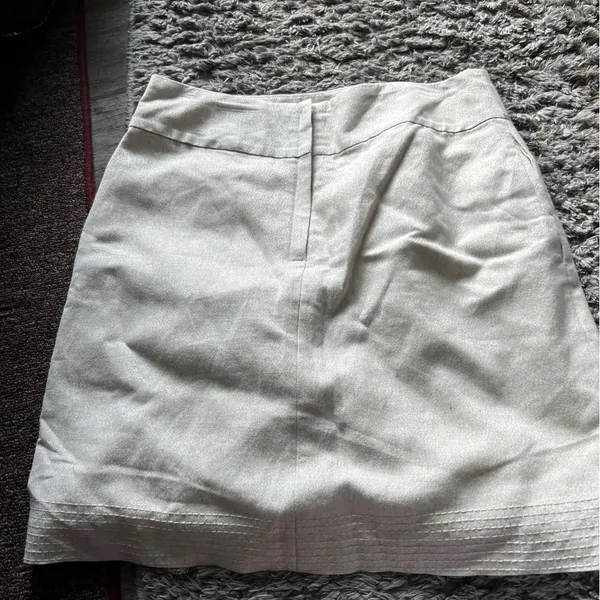 Floreat Anthropologie Skirt Bead Embellishments and‎ Tan Stitching Size 0 - Image 5
