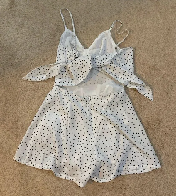SheIn Polka Dot Romper - Image 2