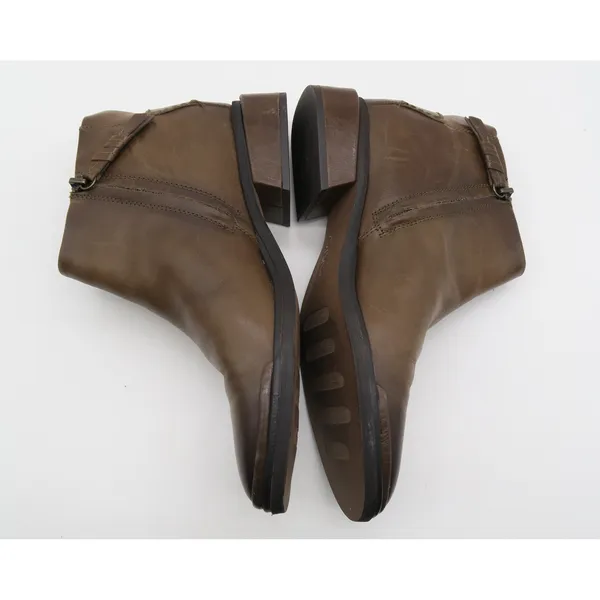 Sarto by Franco Sarto A-Nemi Olive Brown‎ Leather Ankle Boots Women 10M - Image 3