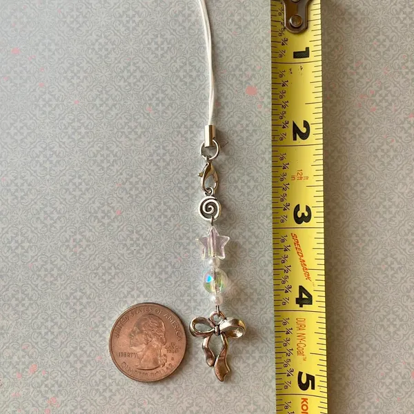 Handmade y2k grunge cute fairy phone charm/bag accessory/car display/strap🌟🌀🎀 - Image 4