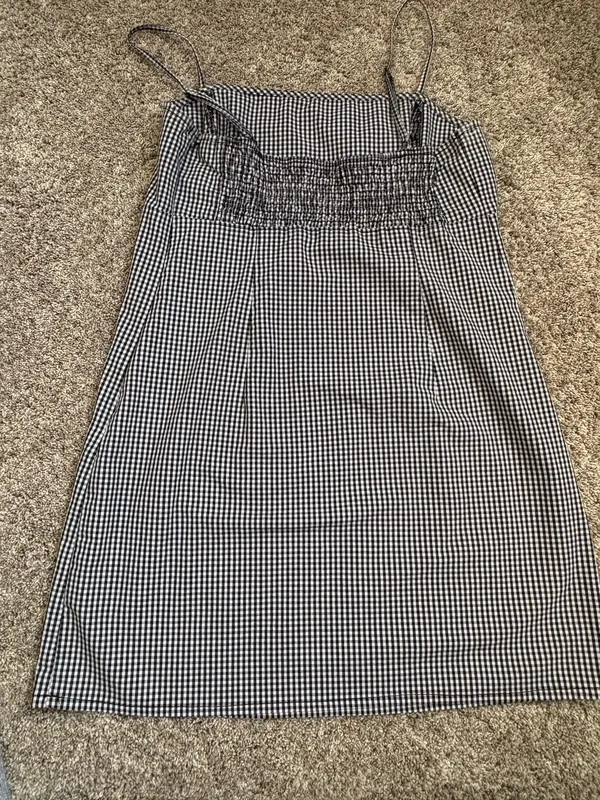 Checkered Garage Mini Dress - Image 2
