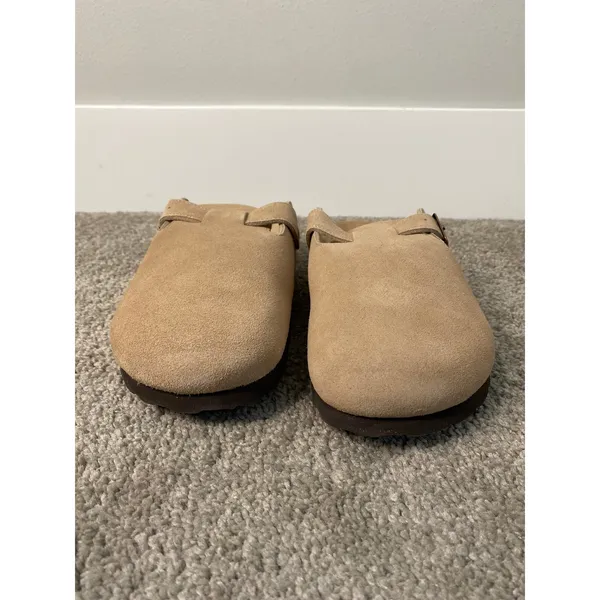 New KIDMI Genuine Suede Clogs Taupe Women’s EU 41 US 9.5-10 - Image 2