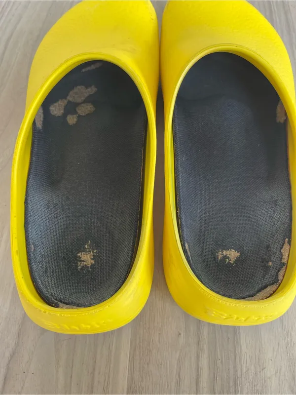 Birkenstock Yellow Slip-On EVA Clogs - Image 3