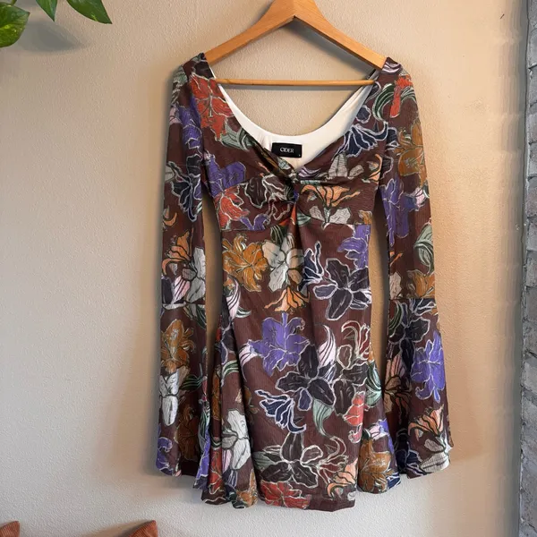 CIDER Boho Escape Mini‎ Dress - Image 2